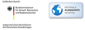 Nationale Klimaschutzinitiative Logo des Bundesministeriums für Umwelt und der Nationalen Klimaschutzinitiative.