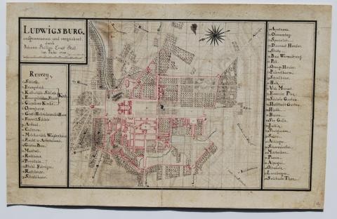 Stadtarchiv Ludwigsburg - Stollscher Plan 1781