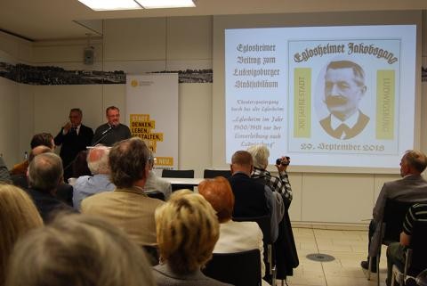 Vortrag zum Stadtjubiläum, Thema Stadtteile