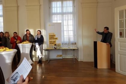 Ausstellung Caché - Schloss Ludwigsburg - Bild 2 zweites Foto der Ausstellungseröffnung Caché im Schloss Ludwigsburg