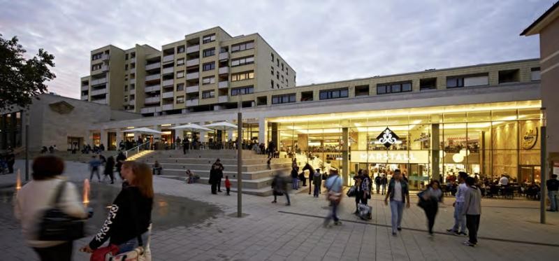 Marstall Areal nach der Umgestaltung