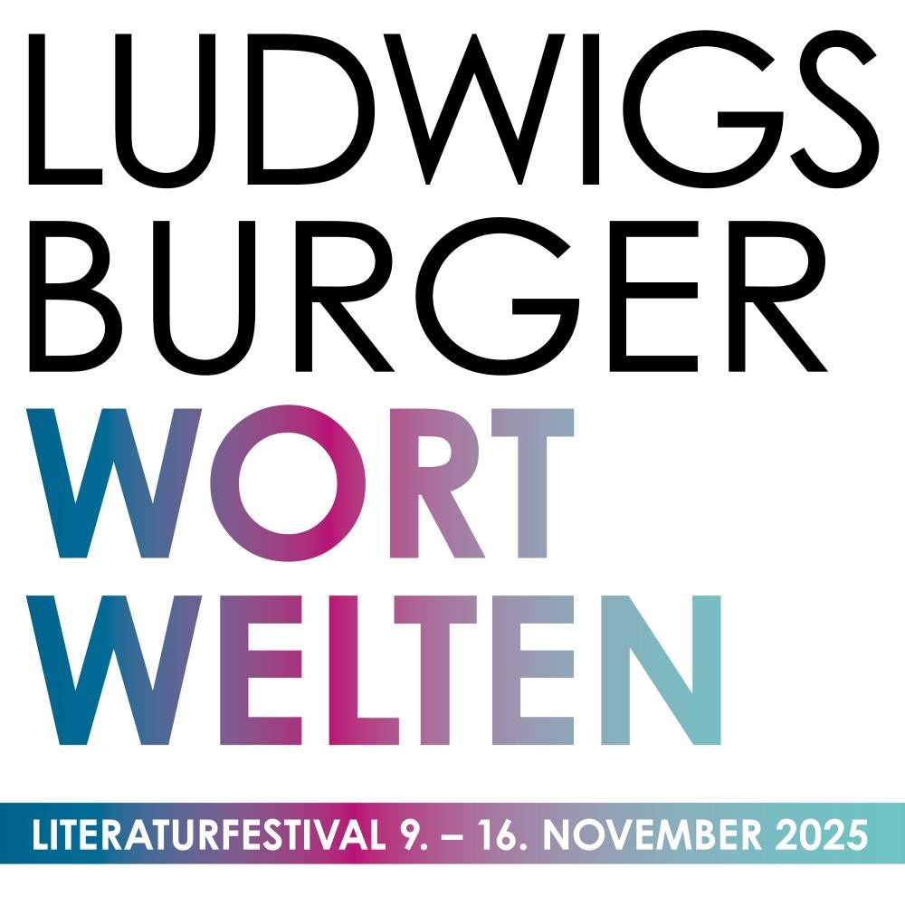 Das Logo des Literaturfestivals Ludwigsburger WORT WELTEN Das Logo des Literaturfestivals Ludwigsburger WORT WELTEN