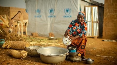 Binnenvertriebe in Kongoussi / Foto: Moukaïla Compaoré