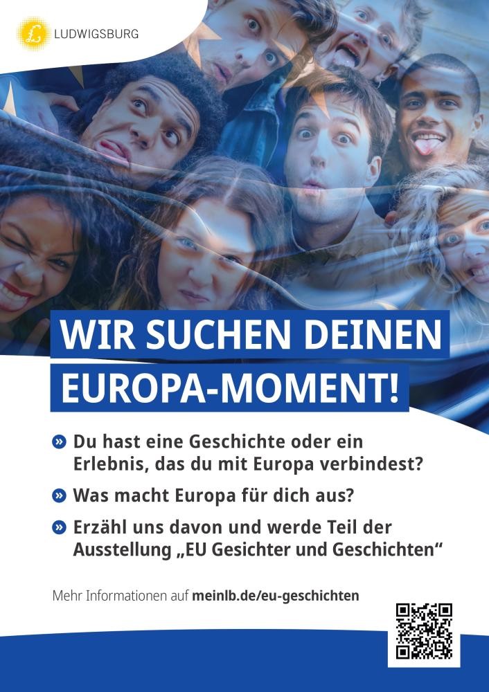 Plakat Wir suchen deinen Europa-Moment!