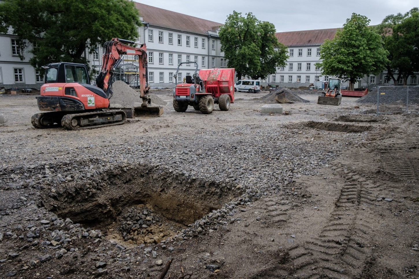 Vorbereitung Baumquartiere Arsenalplatz