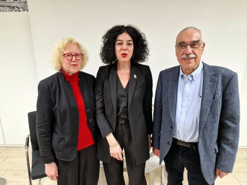Dr. Gurdrun Emberger, Raquel Erdtmann und Prof. Robert Kretzschmar