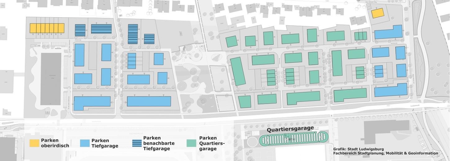 Übersichtsplan Parken im Fuchshof Übersichtsplan Parken im Fuchshof