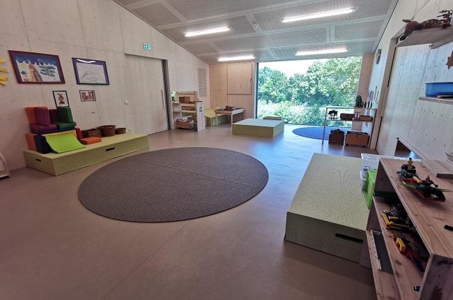 Bauzimmer im Kinder- und Familienzentrum Poppenweiler
