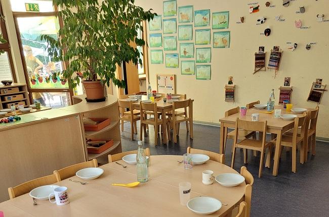 Essensraum Kita Burghaldenstrasse Ludwigsburg Poppenweiler