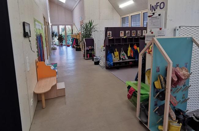 Flur im Kinder- und Familienzentrum Poppenweiler