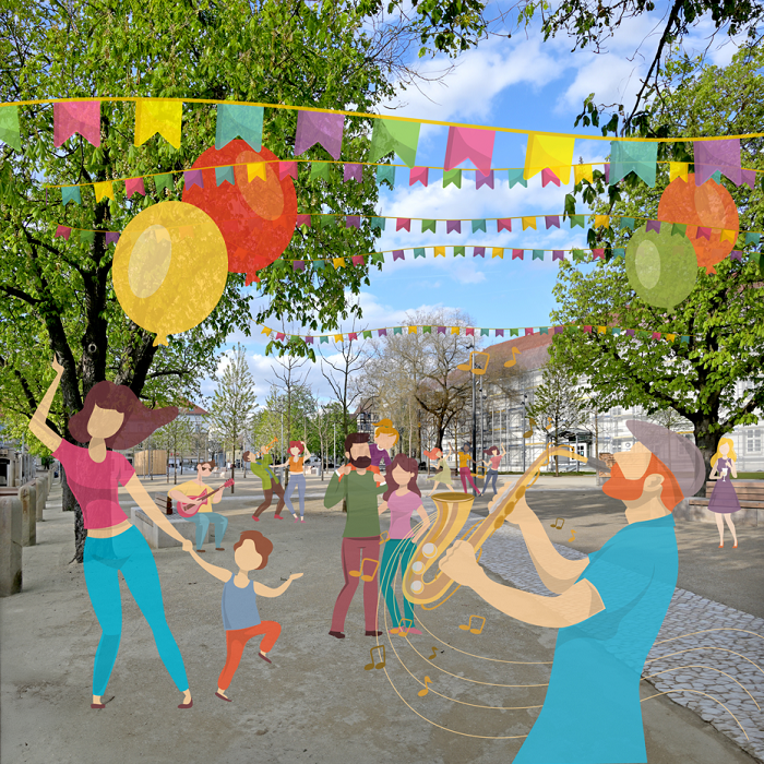 Musik im Park - Veranstaltung auf dem Arsenalplatz Ludwigsburg Musik im Park - Veranstaltung auf dem Arsenalplatz Ludwigsburg