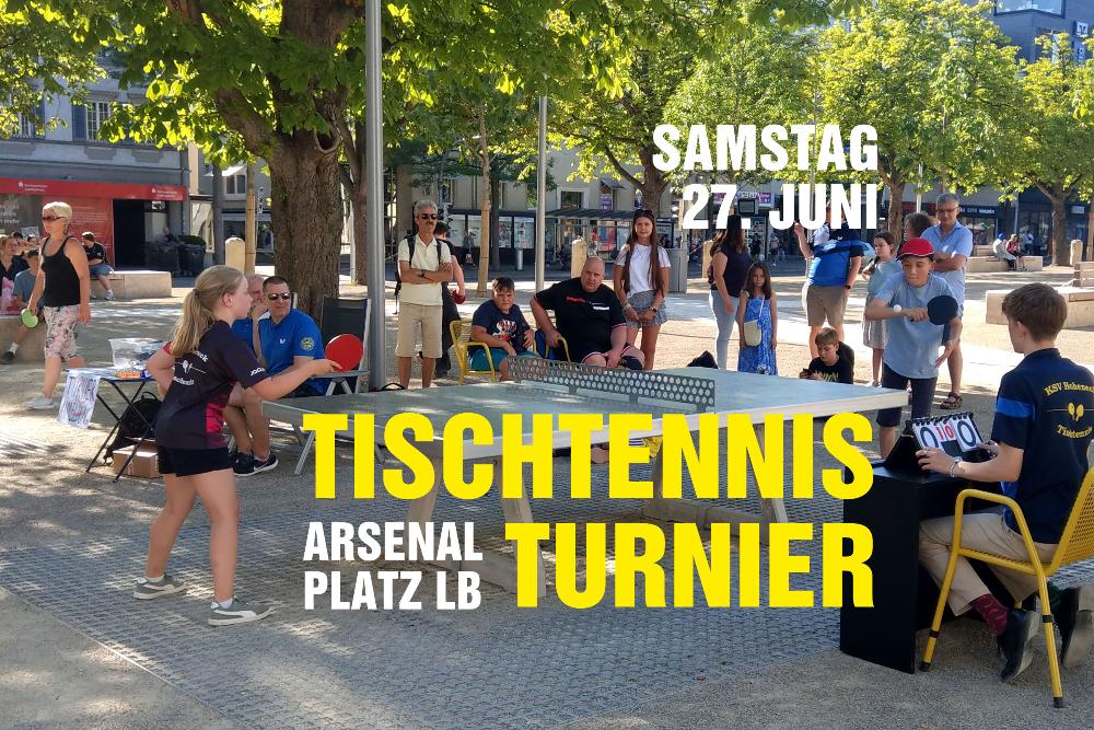 Tischtennis-Turnier Arsenalplatz 2026