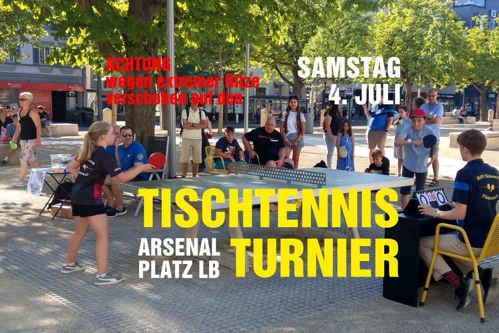 Tischtennis-Turnier Arsenalplatz 2026