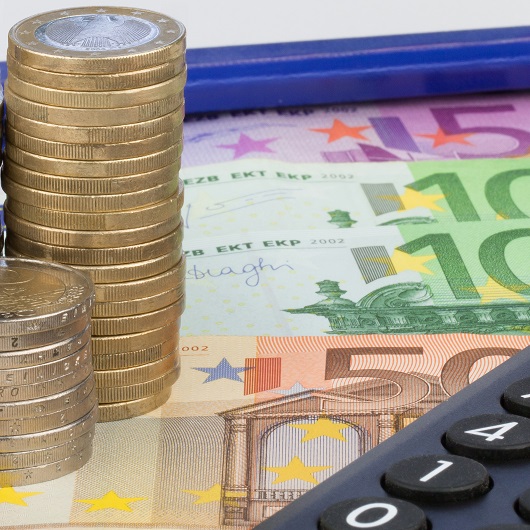 Geld - Link zur Seite Finanzielle Hilfen für Familien