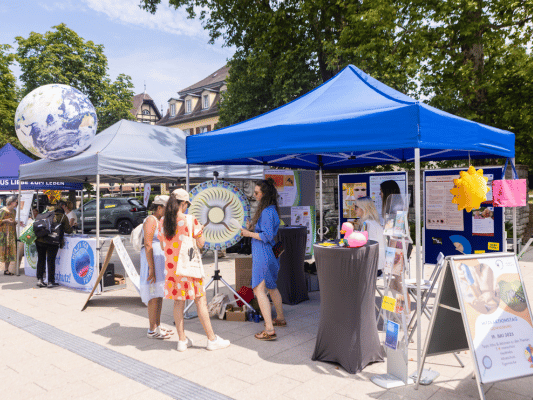 Aktionsstände beim Hitzeaktionstag 2025