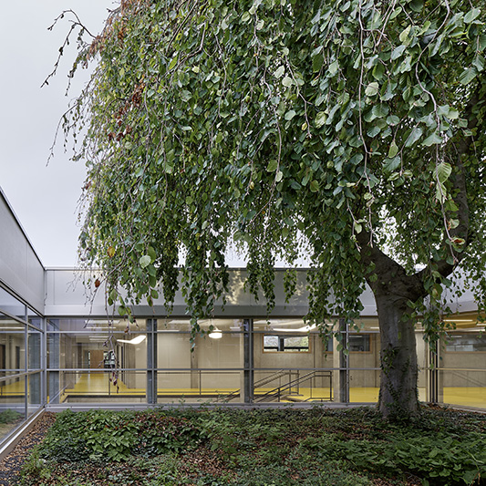 Bestandsgebäude, Atrium, Friedrich von Keller Schule Ludwigsburg