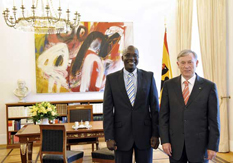 Saliou Gueye und Horst Köhler