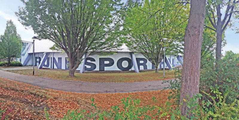 Mensa Bildungszentrum West aus der  Ost-Ansicht