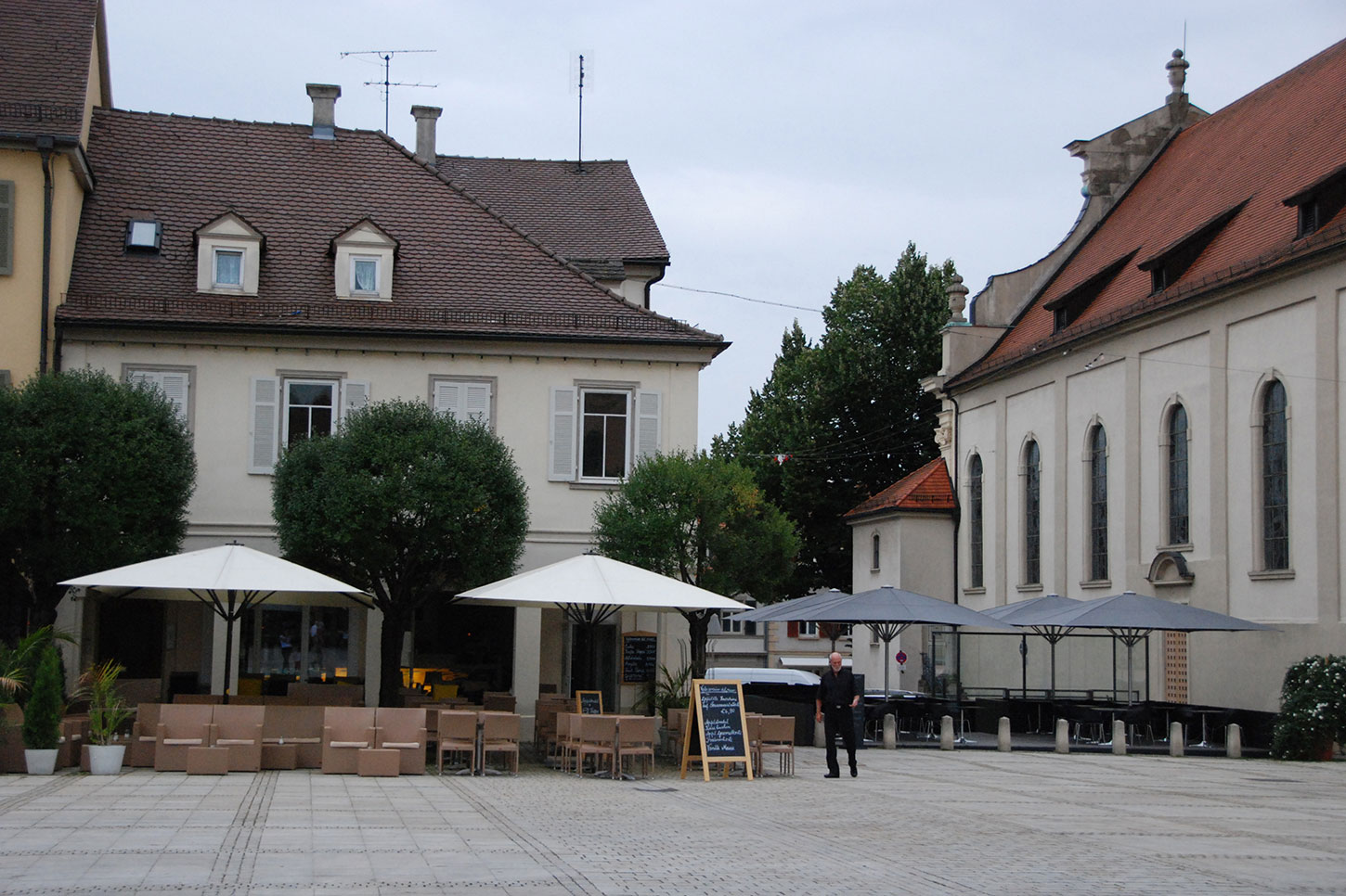 Außengastronomie  auf dem Marktplatz