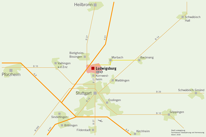 Ludwigsburg Grossraumplan Ludwigsburg Grossraumplan