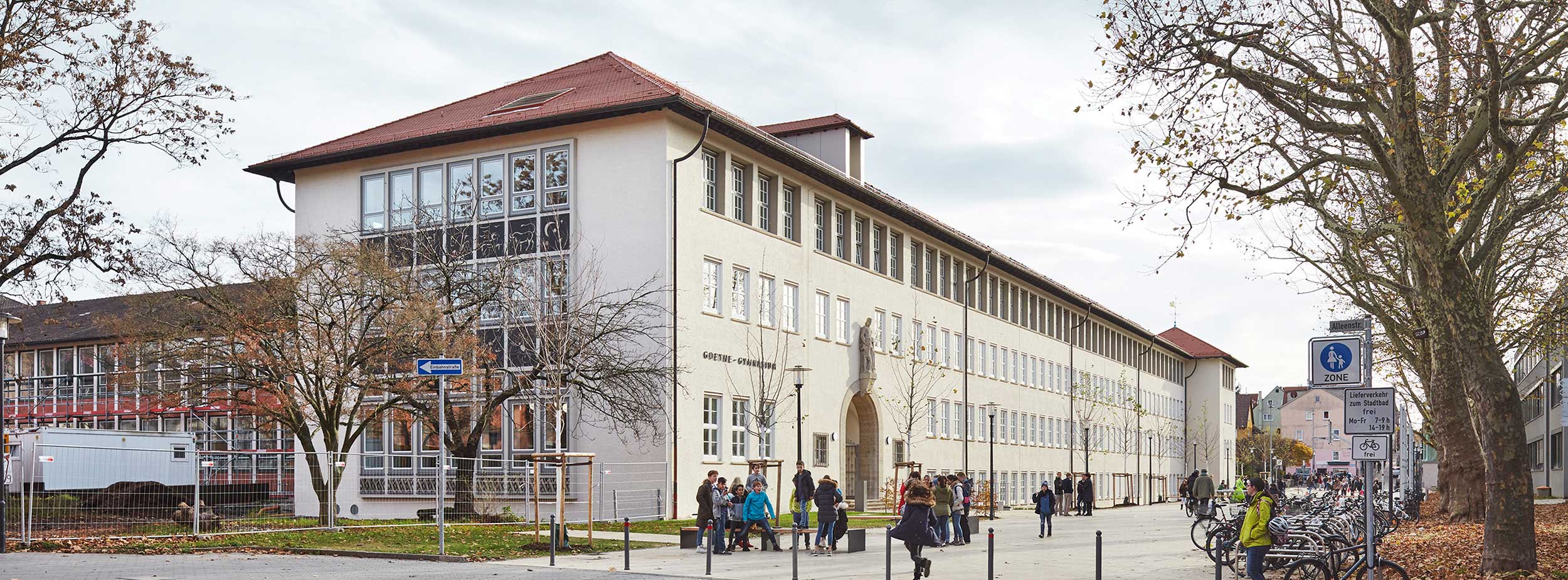 Aussenansicht Goethe Gymnasium