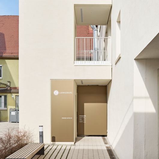 Detailansicht Zugang Passage Stadtverwaltung