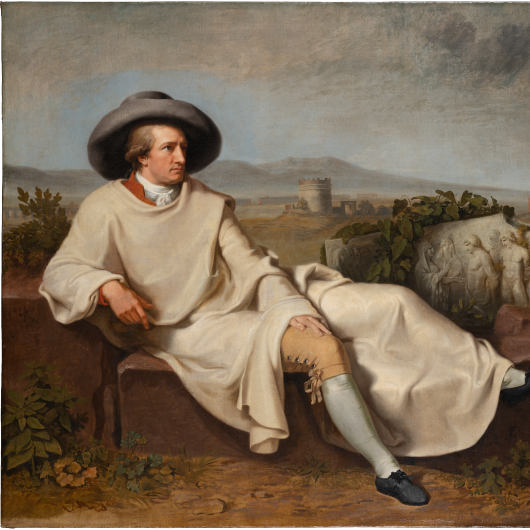 Johann H. W. Tischbein, Goethe in der römischen Campagna