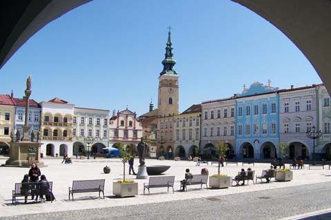 Marktplatz von Novy Jicin