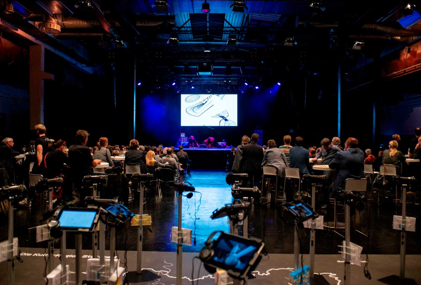 Die Eröffnung des Festivals Drehmomente im Jahr 2018.