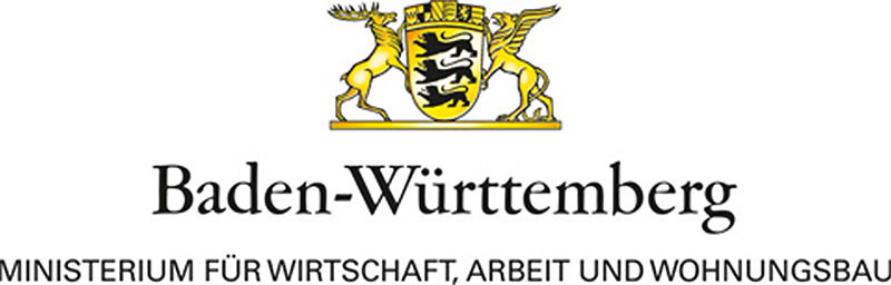 Wappen Baden-Württemberg Minesterium für Wirtschaft, Arbeit und Wohnen Wappen Baden-Württemberg Minesterium für Wirtschaft, Arbeit und Wohnen