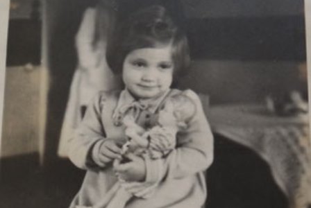 Bild von Brunhilde Haas im Kindesalter