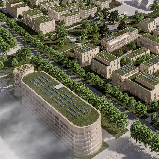 Visualisierung Fuchshof Ludwigsburg - zu den Ausschreibungen 