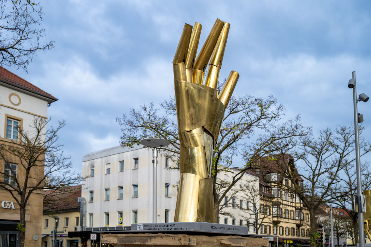 Kunstwerk auf dem Arsenalplatz