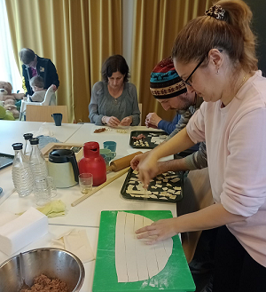 Gemeinsames Kochen bei KiFa