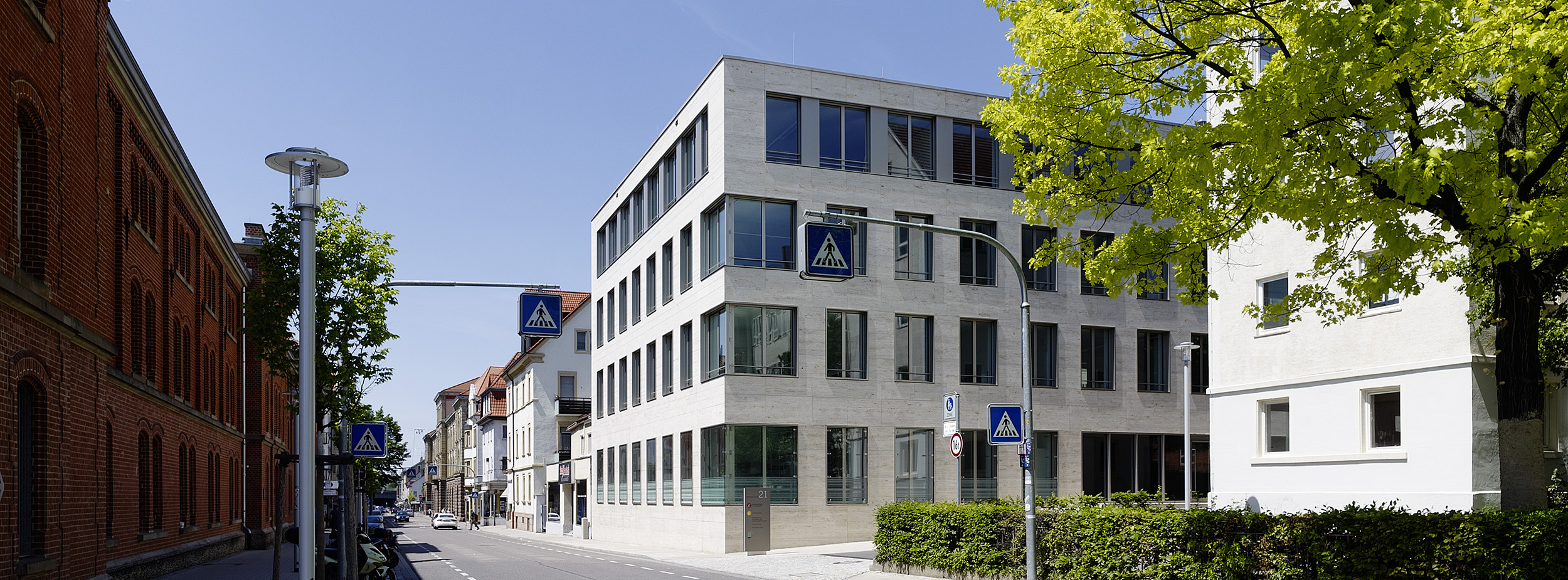 Außenansicht Verwaltungsgebäude Mathildenstraße 21 Ludwigsburg