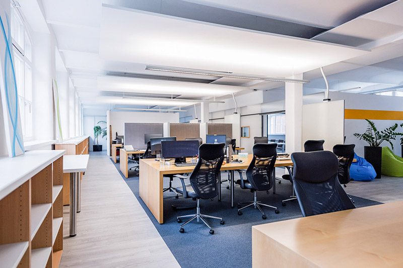 Buero als offener Workspace