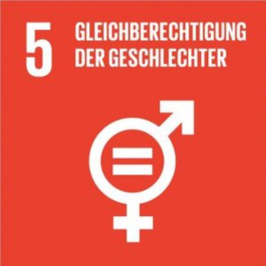 Symbolbild für SDG5 - Gleichberechtigung der Geschlechter