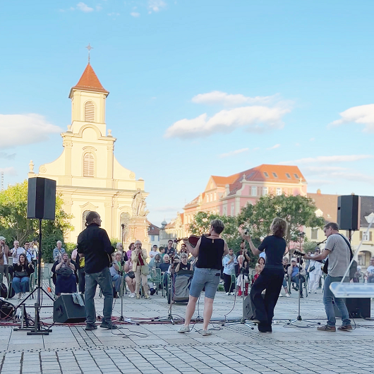 Band Hendeghog´s Garden auf dem Marktplatz 2025