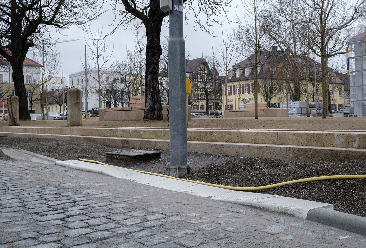 Arsenalplatz - Belagsarbeiten 