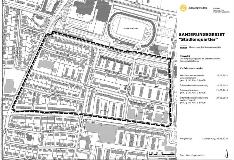 Sanierungsbegiet Stadionquartier in der Oststadt Sanierungsbegiet Stadionquartier in der Oststadt