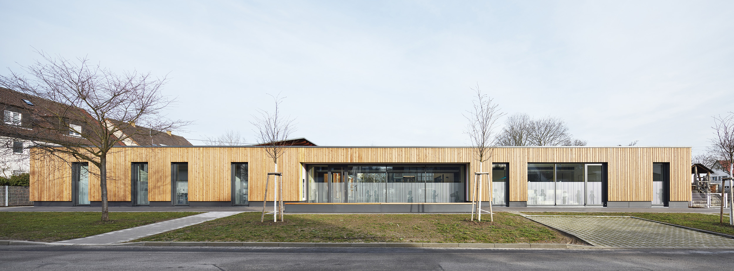 Kindertagesstätte Reichertshalde Ludwigsburg Außenansicht Kindertagesstätte Reichertshalde