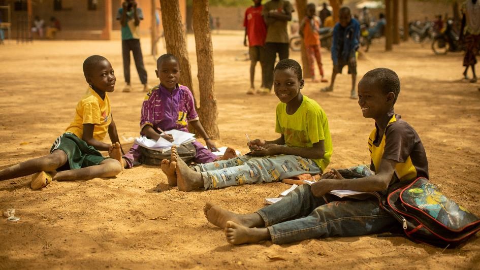 Kinder des Stadtteils Bango in Kongoussi