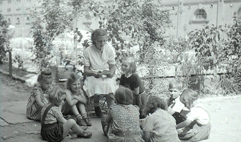 altes schwarz-weiß Foto zum Projekt LudwigsburgerInnen