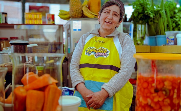 Marktfrau aus Ambato