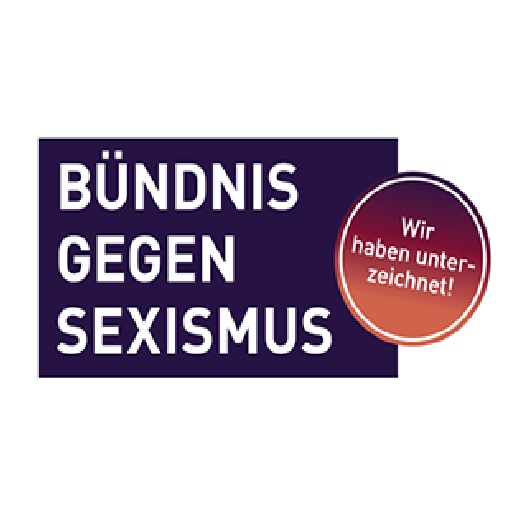 Schriftzug Bündnis gegen Sexismus