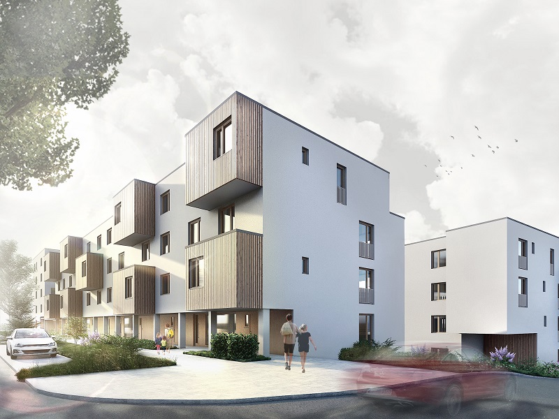 Visualisierung Grünbühl.living Visualisierung vom Neubaugebiet Grünbühl.living