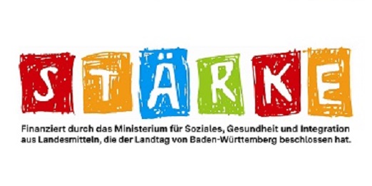 das Wort Stärke in Großbuchstaben mit unterschiedlichen Farben