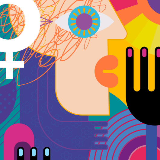 Logo internationaler Frauentag