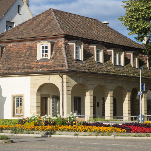 Außenansicht des Stuttgarter Torhauses.