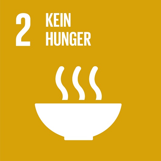 Logo SDG 2 Zur Seite Kein Hunger